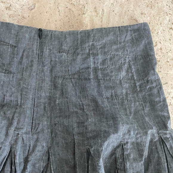 LIBERTY ISLAND Subtle Metallic Drop Waist Midi Skirt - Picture 6 of 6